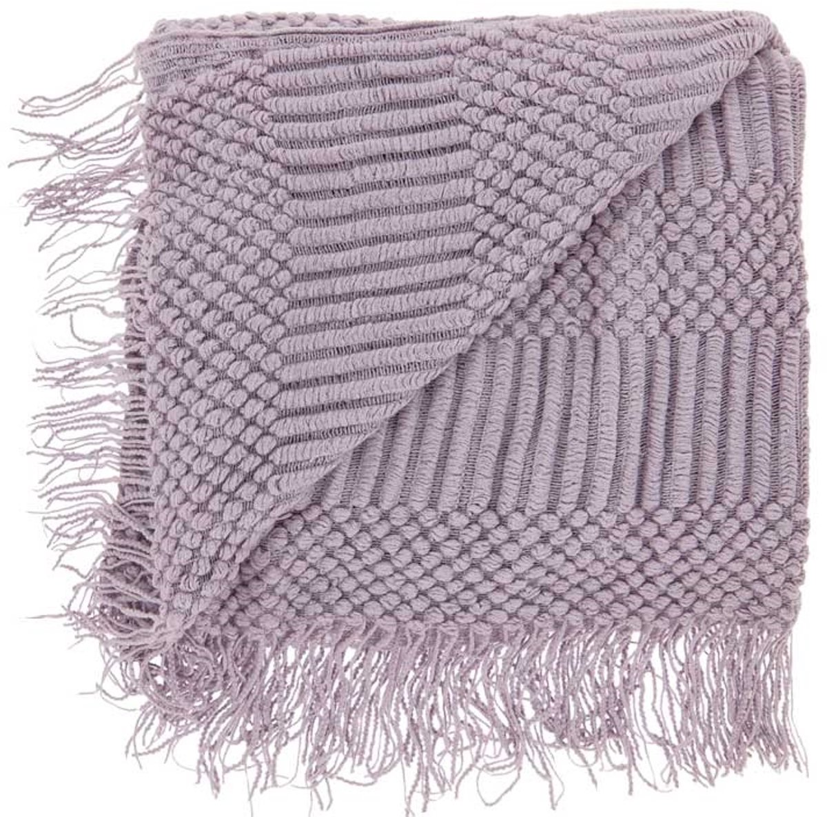 Unique Living Plaid Palma Lila -130x160cm Paars