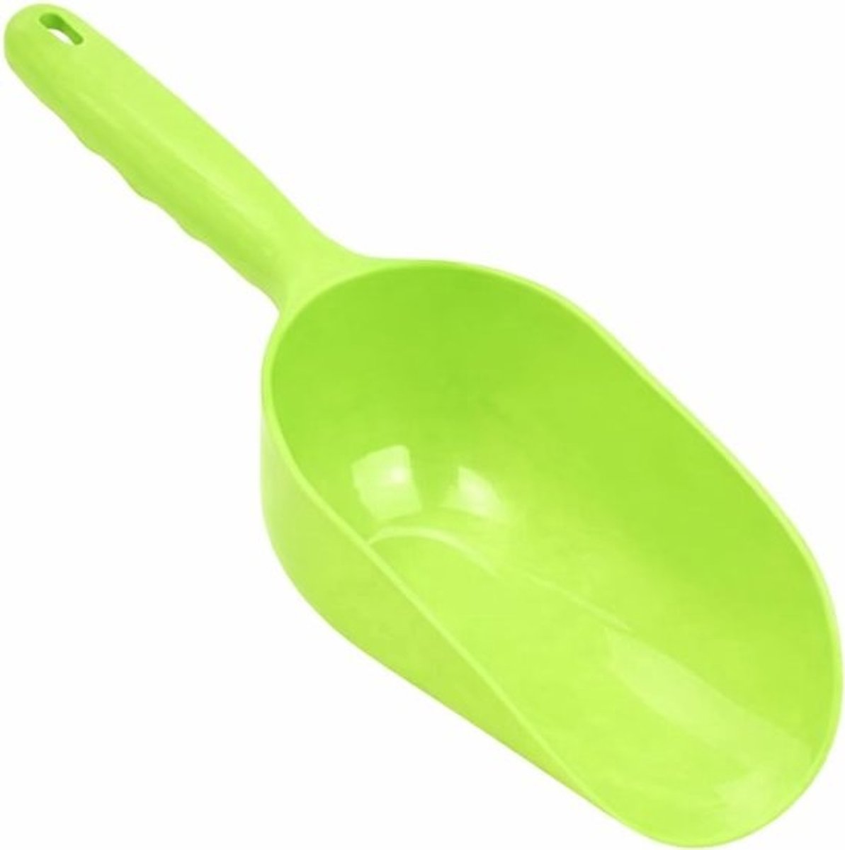 Tuinspatel - Plantschep - Voor bodembemesting - Multifunctioneel gereedschap - 23x9x6 cm - Lichtgroen