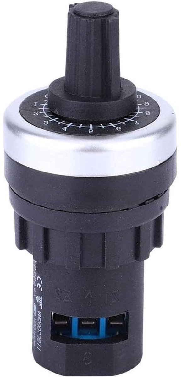Variabele weerstand - Potentiometer - Voor elektronicaprojecten - Hoge nauwkeurigheid - 5K ohm - Zilver