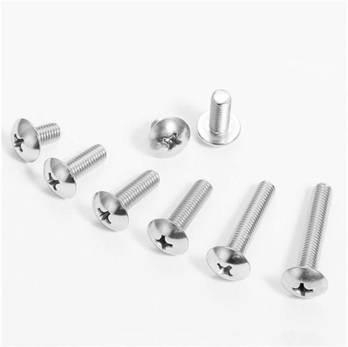 Tapschroeven - M3 kruisverzonken trusskop - 304 roestvrij staal, 25 mm, 10 stuks