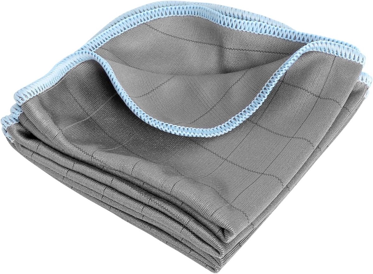Set van 4 Lintvrije Ruitenreinigingsdoeken van 30 x 30 cm, Ideaal voor Auto en Thuisgebruik