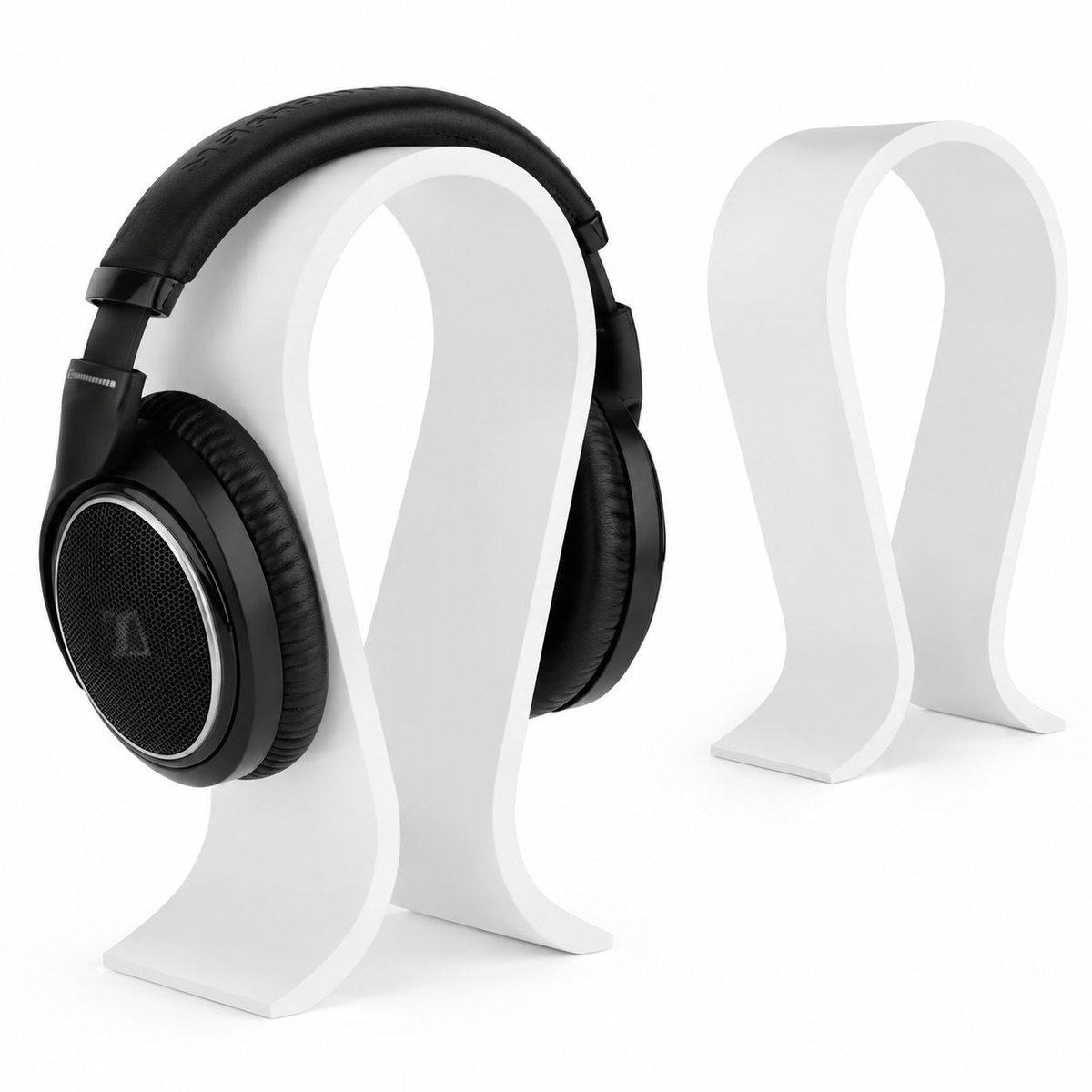VHV - Koptelefoon - Wit - Headset stand - Universele - Headset houder - Universeel - Ergonomische holder - in de slaapkamer
