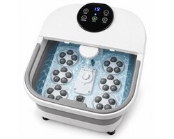 Vectra Elektrisch Voetenbad met Massage, Bubbels en Verwarming - Opvouwbaar Voetbad met Rollers - Instelbare Temperatuur - Digitaal Display - Timerfunctie - Voetmassage Apparaat - Voetenspa