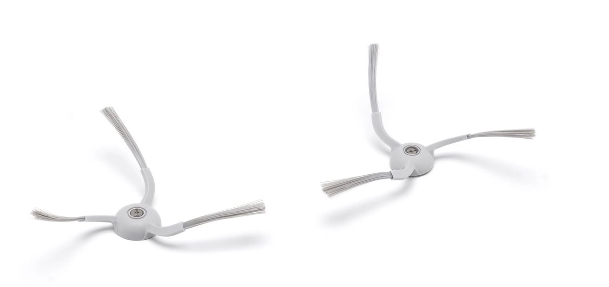 DJI Romo Zijborstels 2 Stuks Voor Stofzuiger Met Vervangende Onderdelen Voor Robots D Wit