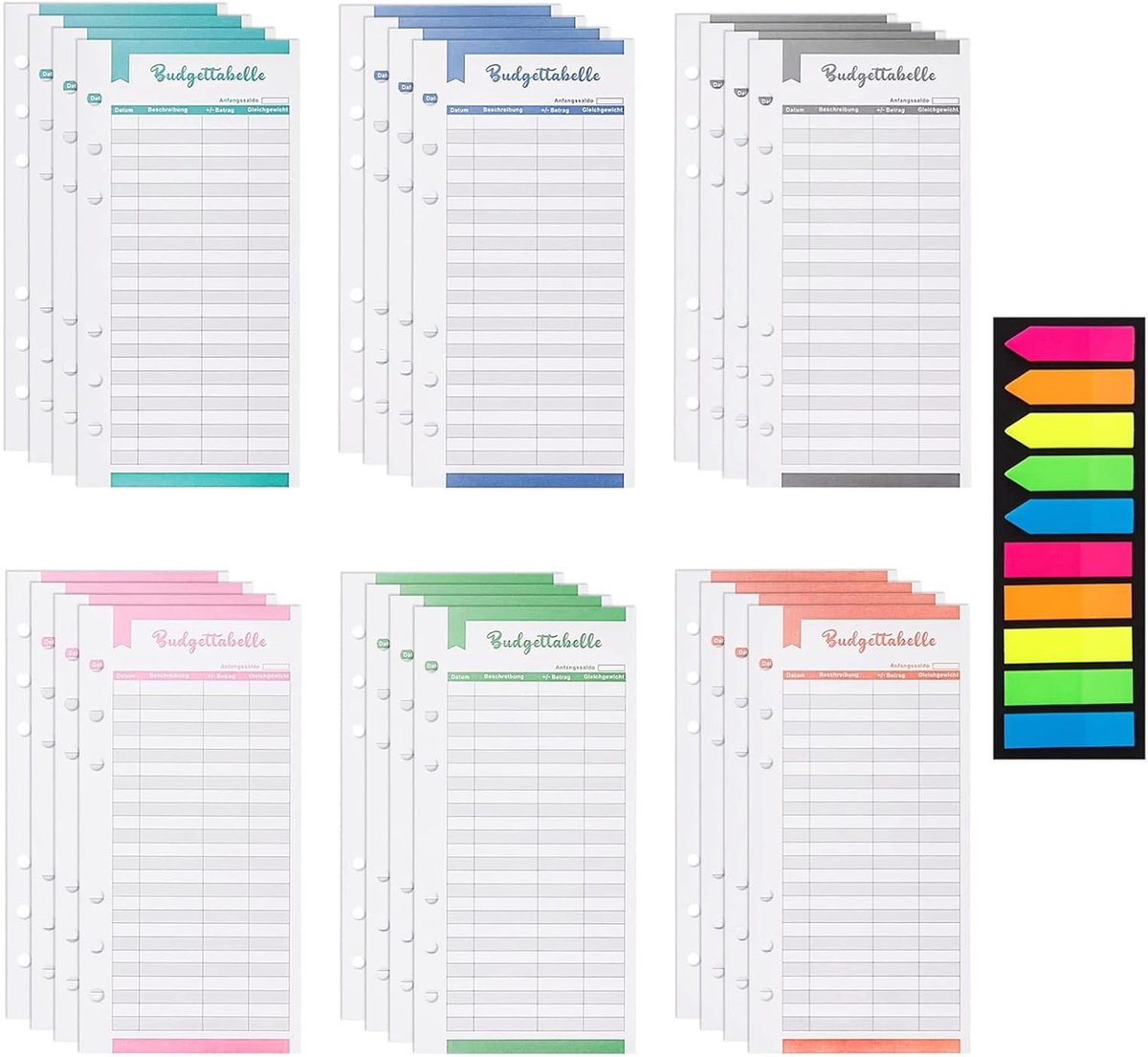 Budgetplanner papier