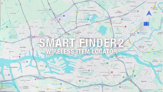 Fresh 'n Rebel Smart Finder 2 - 3-Pack - Bluetooth Tracker - Smart Tag voor Apple Find My & Android - Sleutelvinder - 12 maanden batterij - IPX7 Waterproof - Real Teal, True Blue, Storm Grey