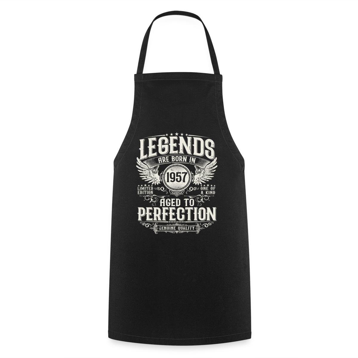 Legends Are Born In 1957 | Verjaardag Cadeau 70 Jaar Keukenschort