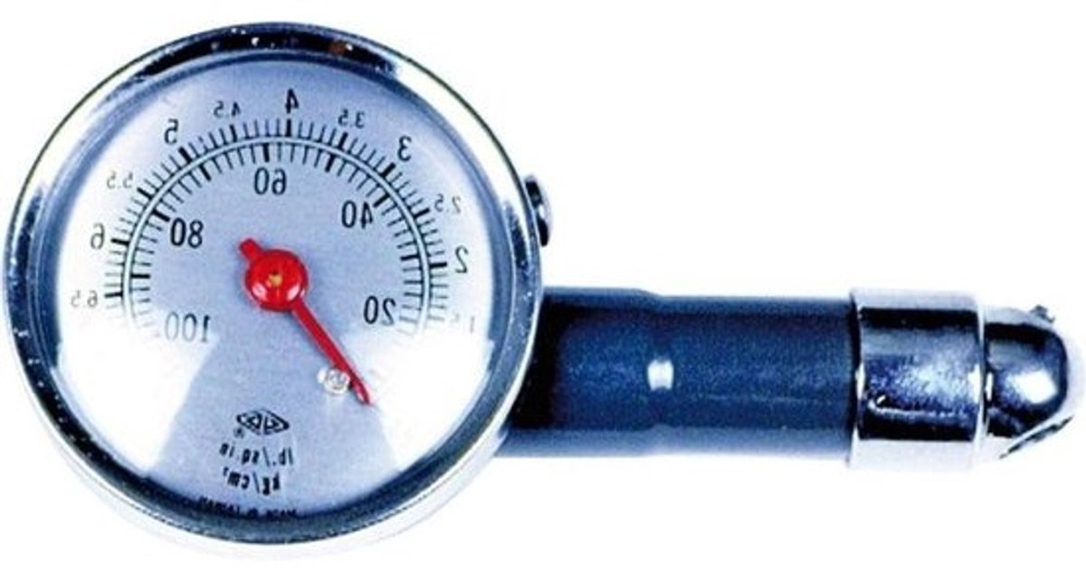 Bandenspanningsmeter - Bandenmeter en controleur - Banden controleren - Voor alle banden - 75 bar - Metaal
