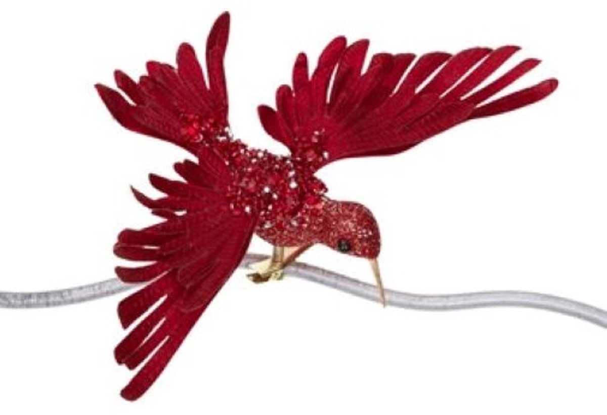 Goodwill - Kersthanger - Rood - H20 cm
