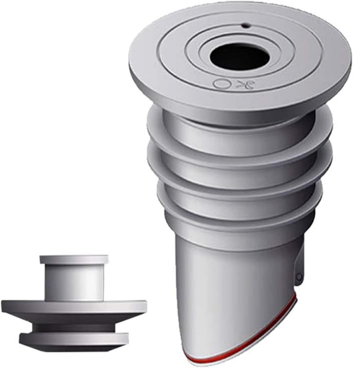 Wasmachine slangafdichting - Anti-geur plug - Rioolbuis beschermen - Verstevigde lip - 35-40mm diameter - Zwart