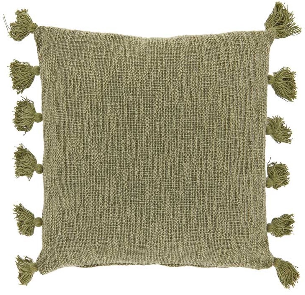 Unique Living Sierkussen Jonne Moss Green -45x45cm Groen