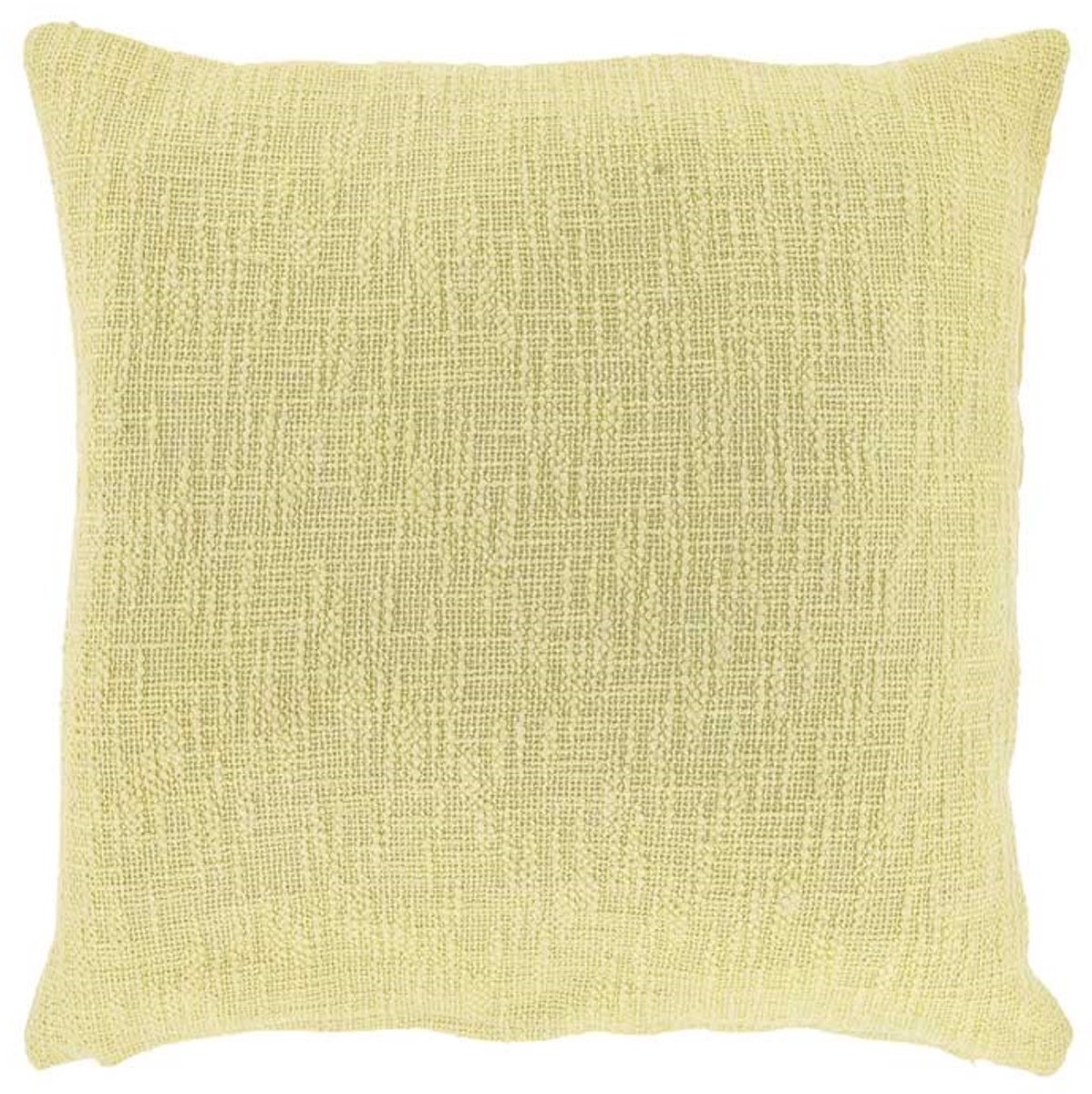 Unique Living Sierkussen Vieve Lemon Yellow -50x50cm Geel
