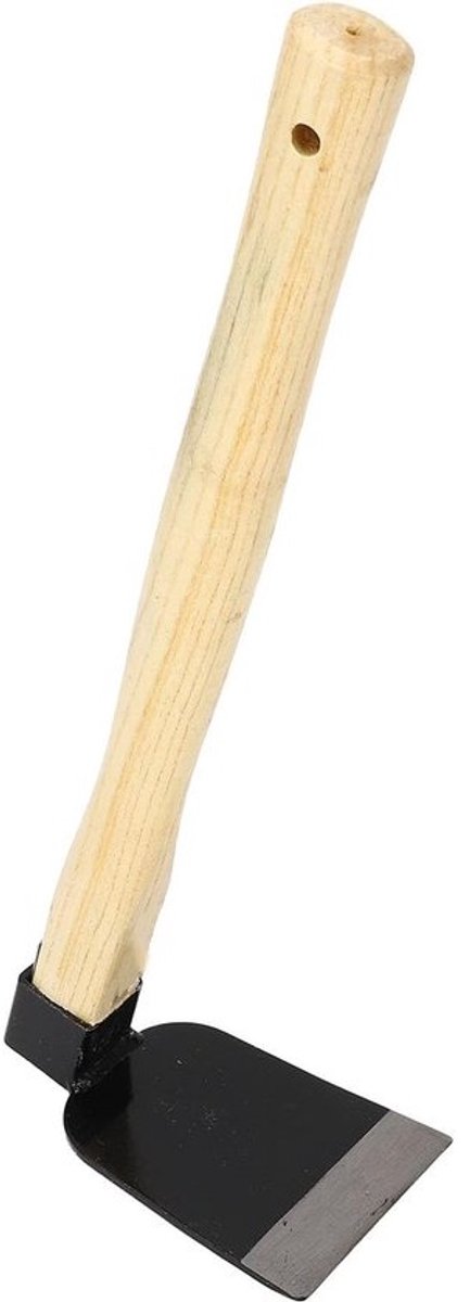 Tuinschoffel - Handschoffel - Voor effectief wieden - Ergonomisch ontwerp - 40 x 12 x 7 cm - Natuurlijk hout