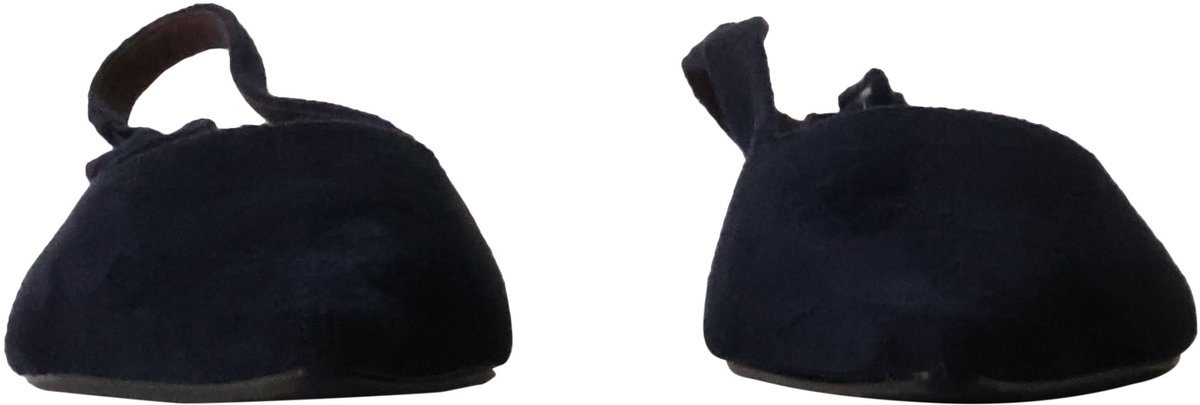 Platte pumps met bandjes