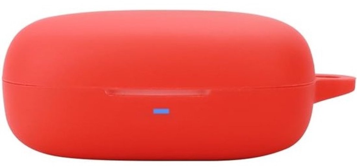 Hoofdtelefoonhoes - Beschermhoes voor oplader - Draagbare audio - 360 graden bescherming - Zachte TPU - Rood