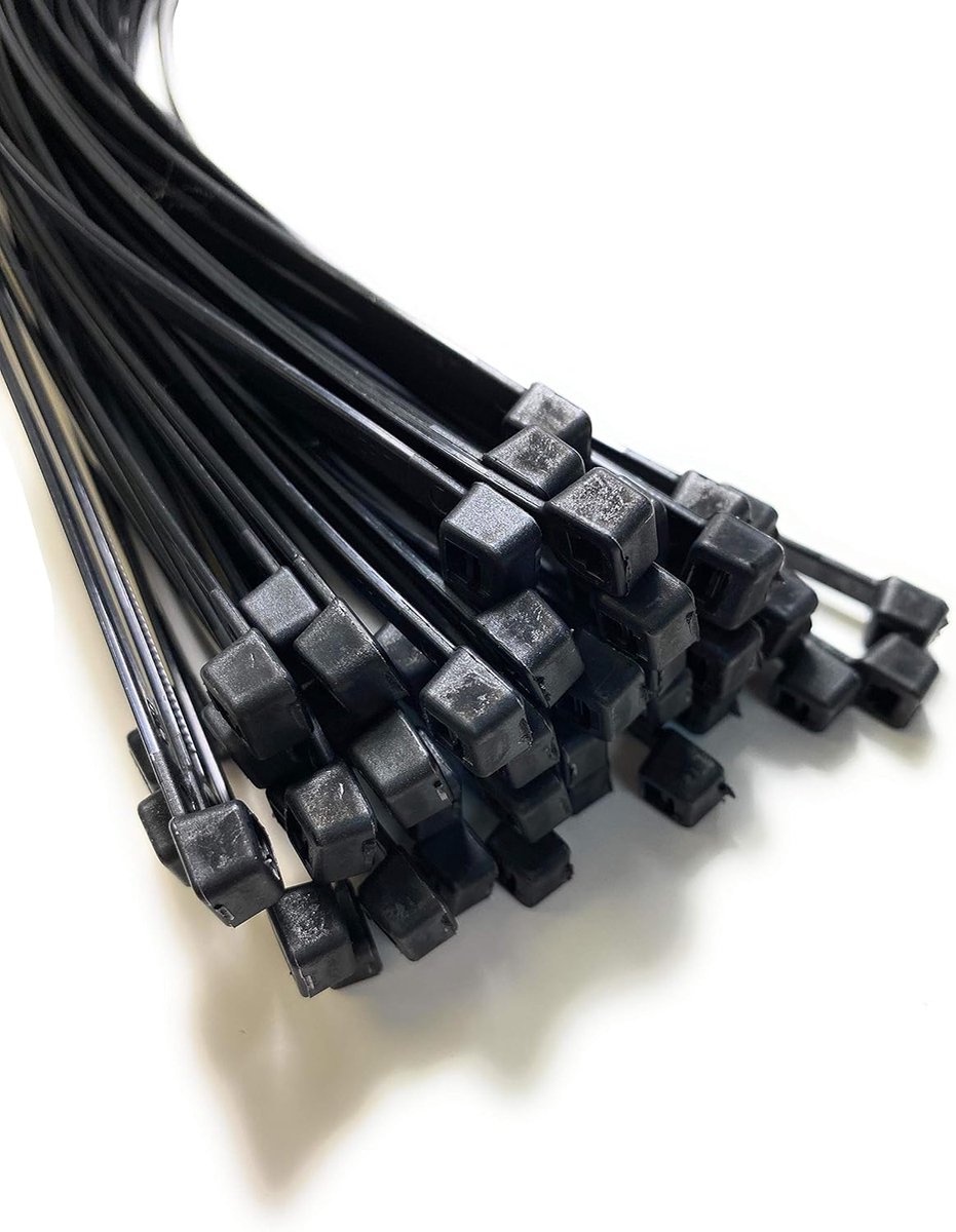 Heavy Duty Black Cable Ties 9mmx530mm x20 Pieces - ShopVlot