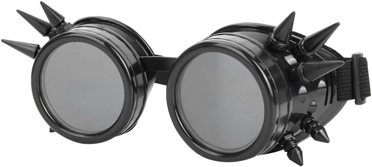 Steampunk Bril met Dubbele Laag, Winddicht en Perfect voor Cosplay en Kostuumfeesten