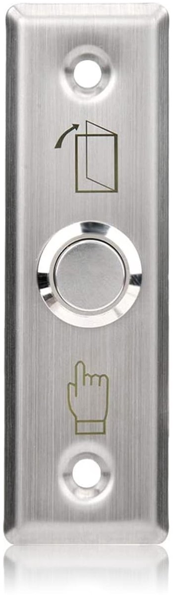 Door Exit Release Push Button Stainless Steel Release Button for Door Locking Door, Door Access Control System Switch - ShopVlot