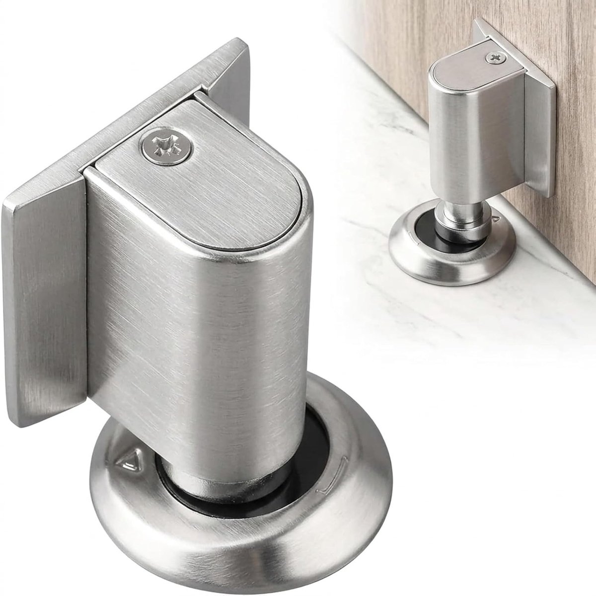 Magnetische deurstopper, deurstopper vloer, zelfklevend, magnetische deurstopper, deurbuffer, wandbescherming - ShopVlot