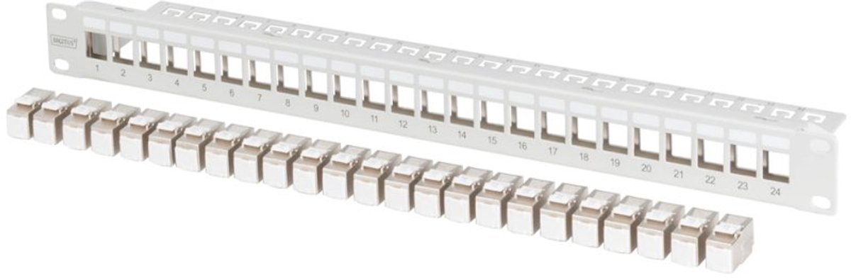 Digitus CAT 6A Patchpaneel 24-Poorts 1U