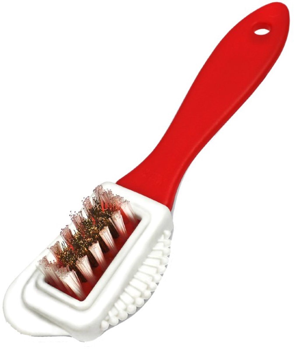 Peggy Perfect schoenborstel voor suède, kunststof en messing, 160 mm