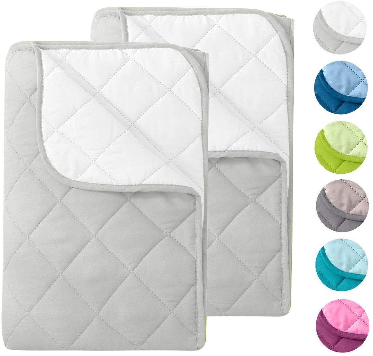Duraxl Zomerdekbed - Microvezel - 155 x 220 cm - Set van 2 - Wit