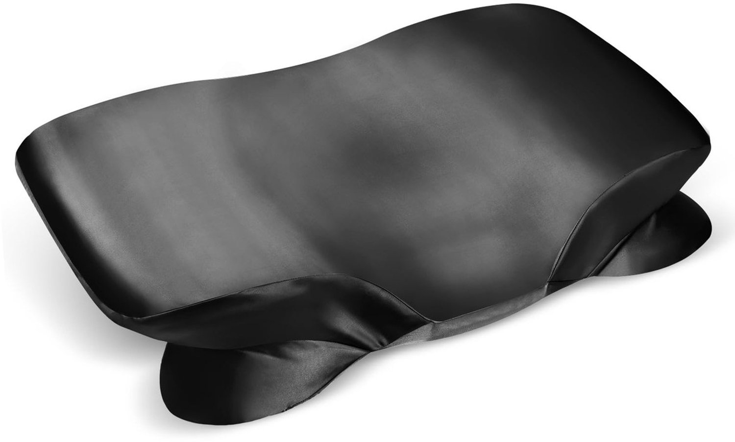 Duraxl Kussensloop - 60 x 40 cm - Satijn - Zwart