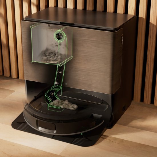 iRobot Roomba Max 775 Combo Robotstofzuiger met Dweilfunctie – AutoWash™ Dock – 30.000 Pa – PowerSpin™ Roller Mop – PrecisionVision™ AI – Zwart