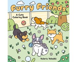 Cozy Coloring- Furry Friends Cute Coloring Book