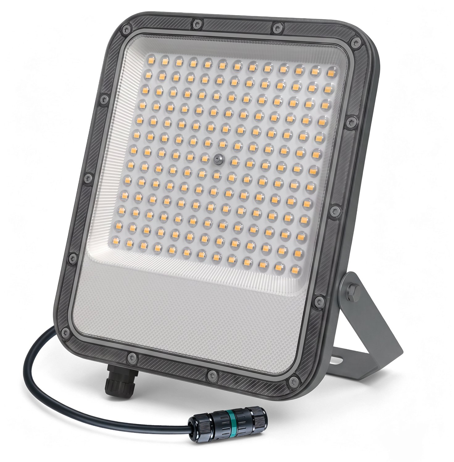 Calex LED Breedstraler - 100W - 15420 Lumen - 4000K - IP65 Zwart