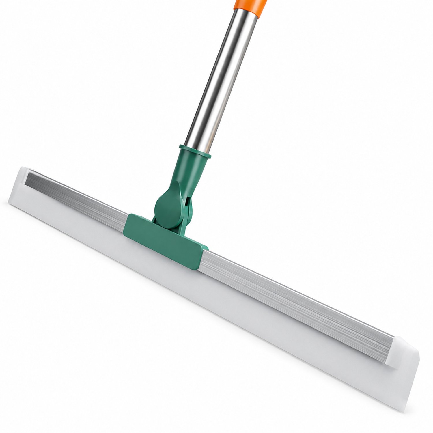Siliconen vloertrekker met wisserkop van 50 cm en uitschuifbare steel van 101 cm voor badkamer en toilet
