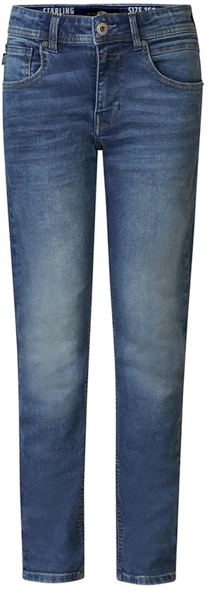 Petrol Industries Jongens Jeans Straight Fit Starling - Stretch Denim - Kinderkleding - Blauw - Maat 164