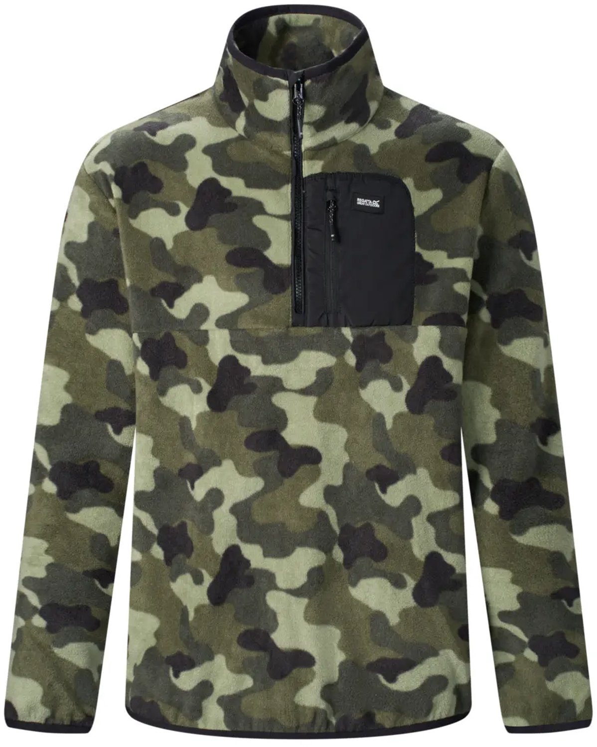 1/2 rits fleece Regatta Frankie Olijf