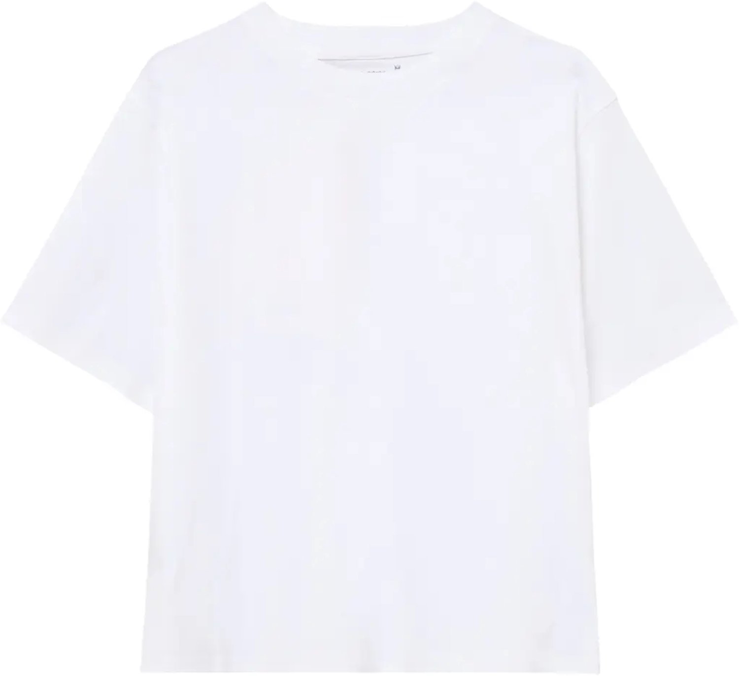 Casual gemerceriseerd T-shirt vrouw KnowledgeCotton Apparel Wit