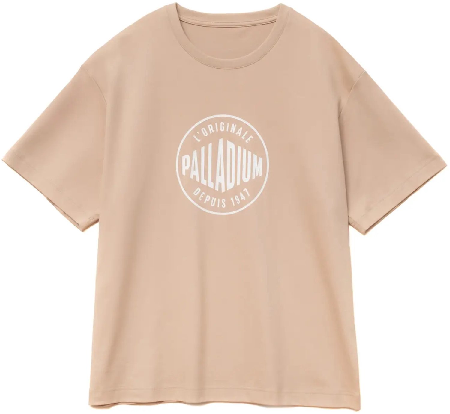 T-shirt Palladium France Logo Beige
