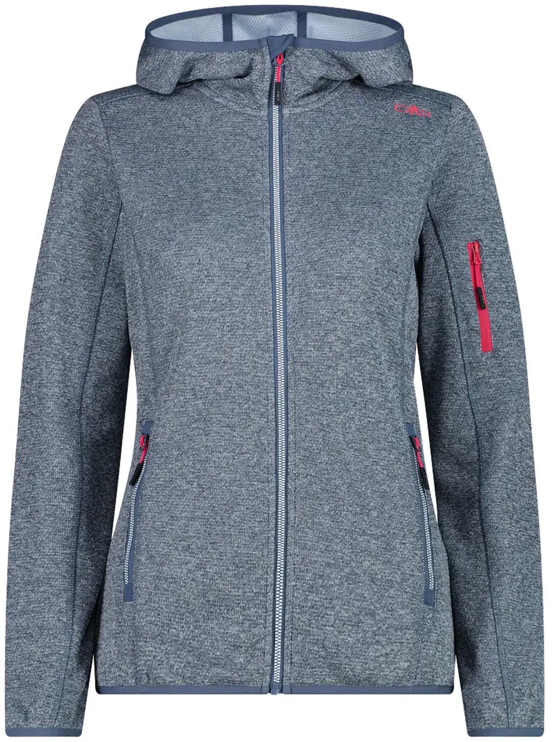 Mesh Hoodie Dames CMP Knit-Tech Space