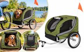 Flamingo Fietskar Tybalt – Groen, 76 × 57 × 65,5 cm | Geschikt voor Fiets & E-bike