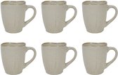Cookinglife Koffiemokken Linen Beige 340 ml – 6 stuks