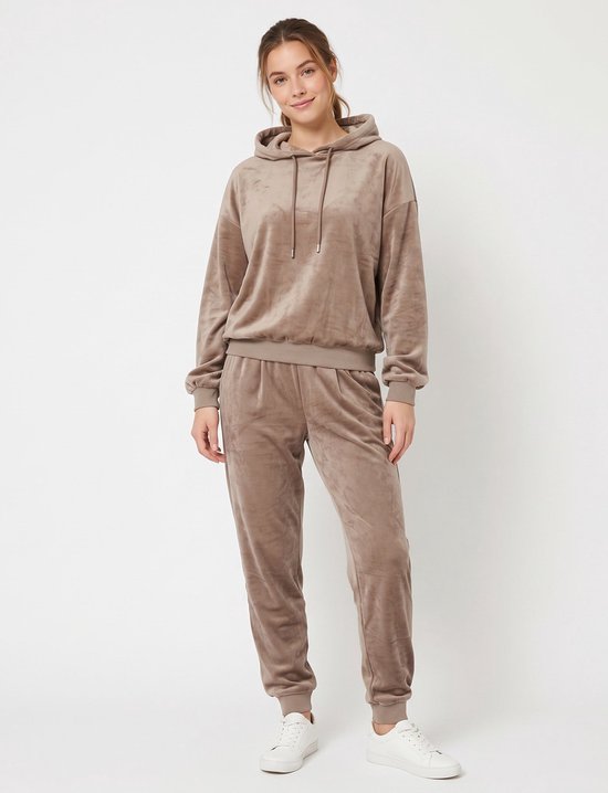 Apollo dames huispak Fleece - Loungeset - L/XL - Lila