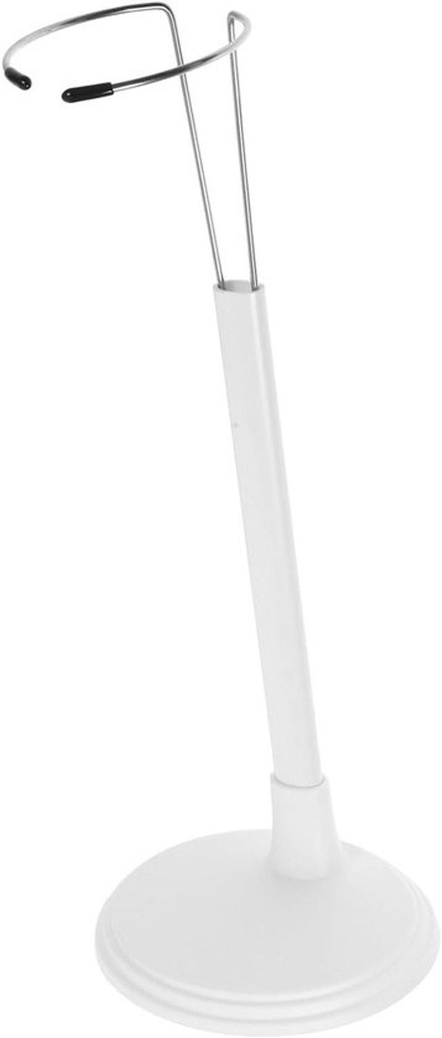 Poppenstandaard - Displayhouder Figuren - Verzamelingen Tonen - Verstelbaar - 24 cm - Wit