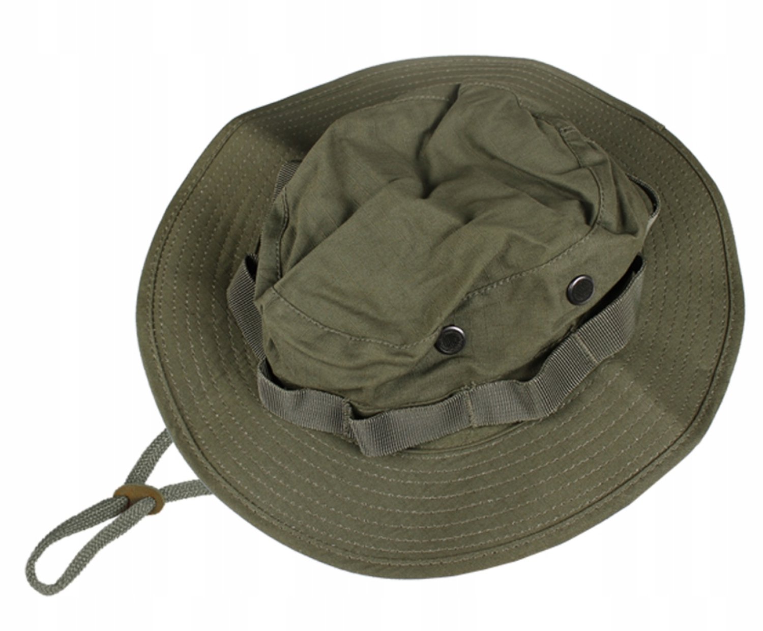 Mil-Tec Boonie Hat Olive S - Katoen Ripstop, Zon- en Regenbescherming