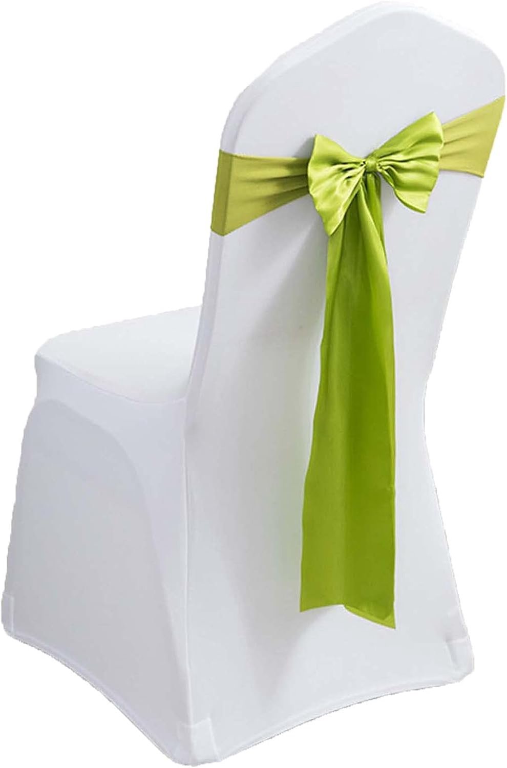 Stoel sjerpen 10 stuks - satijn mint - elastisch en eenvoudig te installeren - perfect voor bruiloften - ShopVlot