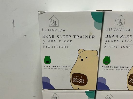 Barry de Beer - Slaaptrainer - Wake up light - Kinderwekker - Nachtlampje kinderen - Kinderklok - Wekker kinderen - Met instructievideo van LunaVida — afbeelding 2