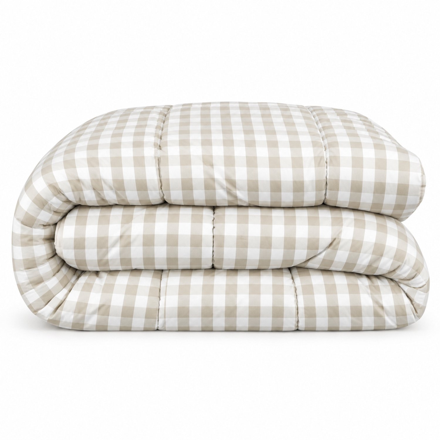 Premium Dekbed bedrukt - Zonder hoes ( 2 in 1 ) - Tweezijdig - 240 x 220 cm - Carreaux