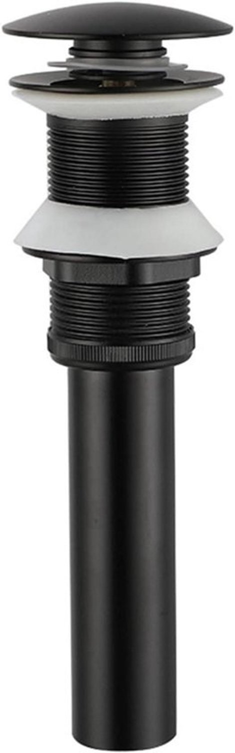 Afvoerplug Wastafel - Spoelbak Stop - Voorkom Verstopping - Met Zeefje - 41-55mm - Zwart