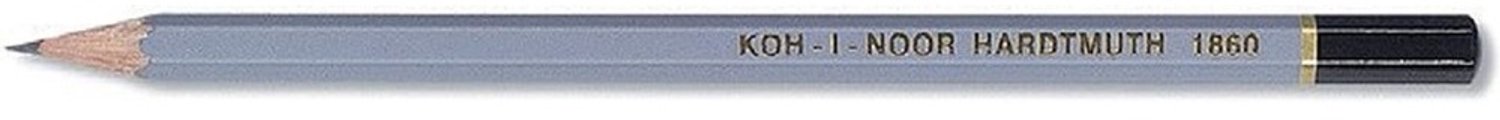 Koh-i-noor grafietpotloden B zacht - set van 12 stuks voor tekenen.