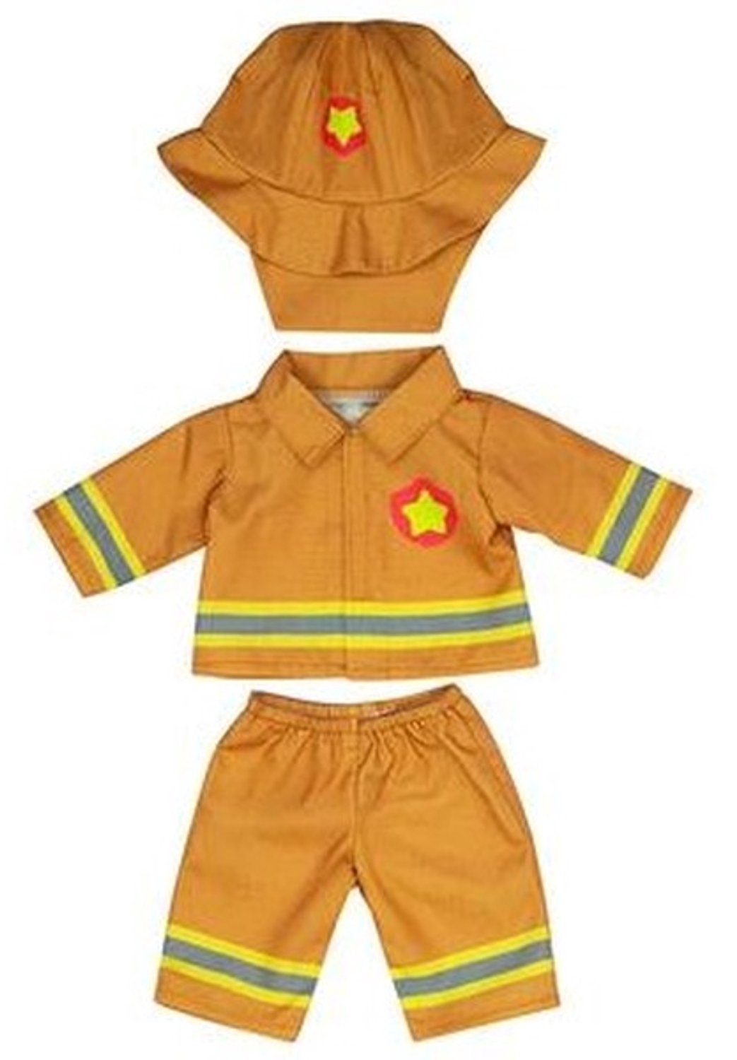 Miniland poppenkleding brandweerman 38cm - educatief speelgoed.