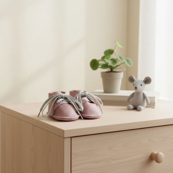 Maak je Eigen Leren Babyschoentjes – DIY Pakket - June — afbeelding 4