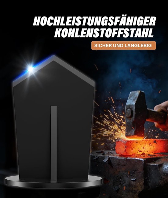 Verticale Houtkloofmachine - Houtklover - Koolstofstaal - Verbeter de Efficiëntie - Stevig en Duurzaam - Zwart — afbeelding 5