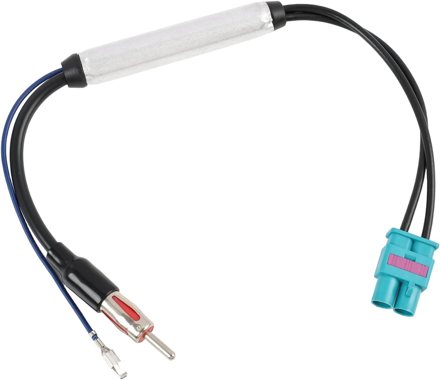 1 stuk 30cm Doppel Fakra auf DIN Antenne Adapter met Signalversterker - ShopVlot